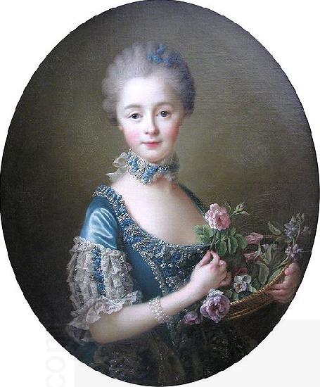 Francois-Hubert Drouais Lady Amelia Darcy, 9th Baroness Conyers China oil painting art